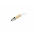 Llavero Linterna LED Bambú y ABS Plat