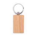 Llavero de madera de haya con anilla