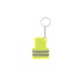 Llavero mini chaleco reflectante PVC