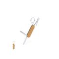 Llavero con tijeras cuchillo y lima inox
