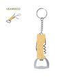 Llavero Abridor Bambú y Acero