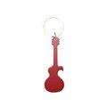 Llavero abridor guitarra de aluminio Roj