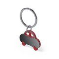 Llavero acero inox. para las llaves del coche Roj