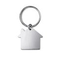 Llavero de aluminio con forma de casa