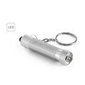 Llavero aluminio con linterna LED 3pos.