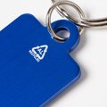 Llavero aluminio con moneda para carro