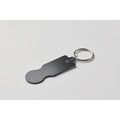 Llavero de aluminio reciclado con ficha