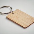 Llavero de Bambú Rectangular