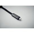 Llavero con cable de carga tipo C