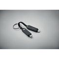 Llavero con cable de carga tipo C