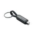 Llavero con cable de carga tipo C