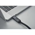 Llavero con cable de carga tipo C