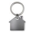 Llavero de casa en acero inox.