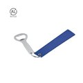 Llavero con cinta y abridor de aluminio reciclado
