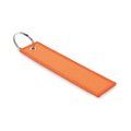Llavero de cinta de poliéster Naranja Fluorescente