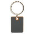 Llavero Cuadrado con Aluminio/Titanio Naranja