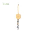 Llavero eco de bambú y algodón