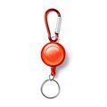 Llavero extensible con mosquetón Rojo