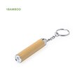 Llavero Linterna de Bambú con LED