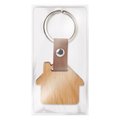 Llavero de madera casa