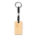 Llavero de madera con cordón en poliéster