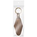 Llavero de madera con forma de rombo