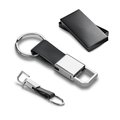 Llavero Metal y PU con Gancho