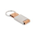 Llavero Metal con Tira de Corcho