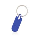 Llavero Metálico para Domig/Gota Resina Azul