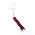 Llavero con mini linterna led Roj
