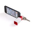 Llavero Minimal con Altavoz y Soporte Móvil