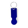 Llavero Moneda de Aluminio Reciclado Azul
