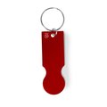 Llavero Moneda de Aluminio Reciclado Roj