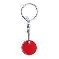 Llavero moneda para carro metálico Rojo