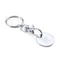 Llavero moneda para carro metálico