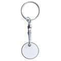 Llavero moneda para carro metálico