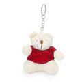 Llavero osito de peluche Rojo TALLA ÚNICA ADULTO