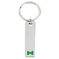 Llavero Placa Metal con Hueso