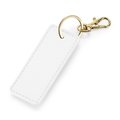 Llavero de polipiel decorativo Soft white