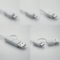 Llavero soporte móvil y cables de carga
