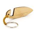 Llavero Surf de Bambú con soporte Móvil