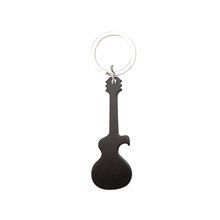 Llavero abridor guitarra de aluminio Neg