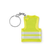Llavero de chaleco reflectante Amarillo Fluorescente