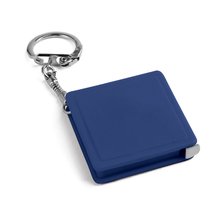 Llavero con cinta métrica Azul