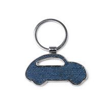 Llavero coche de tejido vaquero Denim Vigore