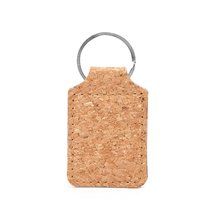 Llavero de corcho con anilla Rectangular