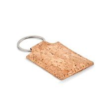 Llavero de Corcho Natural Beig