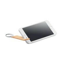 Llavero Eco con Soporte Móvil Madera