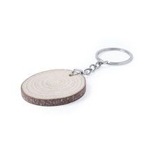 Llavero ecológico personalizado de madera de haya Red