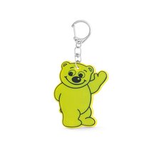 Llavero fluorescente de Oso Amarillo
